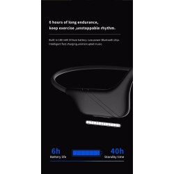 Écouteurs stéréo ouverts à conduction osseuse (Bluetooth 5.3)