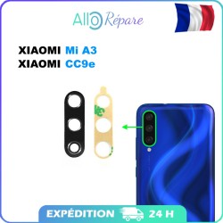 Lentille / Vitre d'appareil photo Xiaomi Mi A3 / CC9e M1906F9