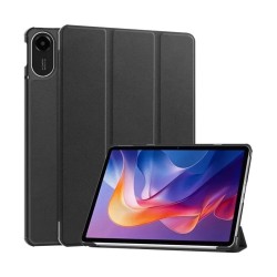 Étui Xiaomi Redmi Pad 2 - Smart Folio Noir Support Pliable Protection Coque