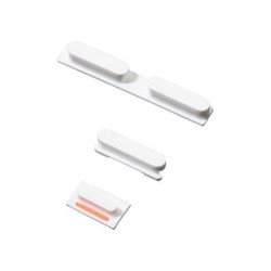 Kit Boutons Power / Volume / Vibreur pour iPhone 5c (Blanc)