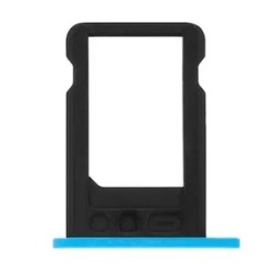 Tiroir Carte Sim / Rack Sim pour iPhone 5c (Bleu)