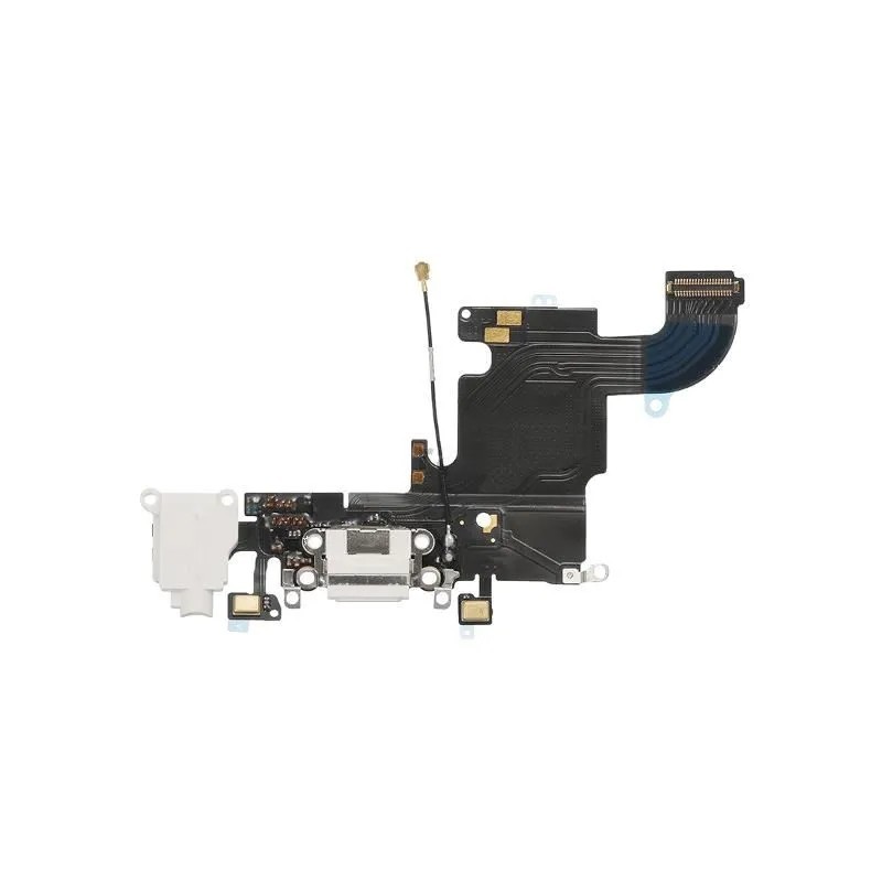 Connecteur de charge / Micro / Jack pour iPhone 6S (Blanc)