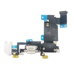Connecteur de charge / Micro / Jack pour iPhone 6S Plus (Blanc)