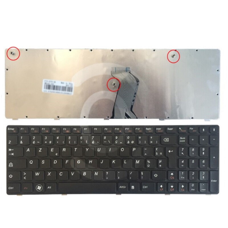 Clavier AZERTY LENOVO Ideapad B570 B575 V570 Z570 Z575 B590 B590A B590G V470