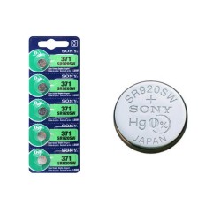 Lot x5 Piles Bouton SR920SW / SR920 / 371 / AG6 / SONY