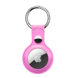 Porte-clés Apple Airtag en cuir PU - Étui Apple AirTag - Pink Rose