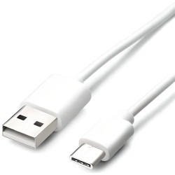 Câble de charge USB vers USB-C 1 Mètre - Blanc