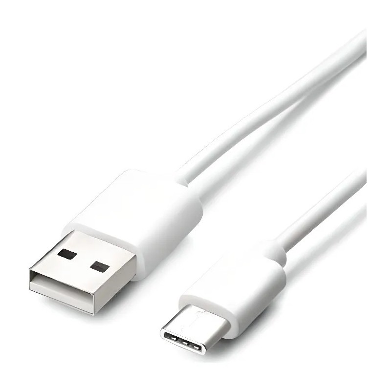 Câble de charge USB vers USB-C 1 Mètre - Blanc