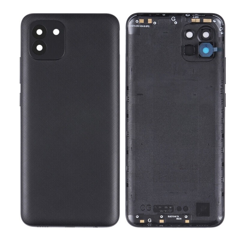 Vitre Arrière Coque Cache Batterie Samsung Galaxy A03 SM-A035 Noir