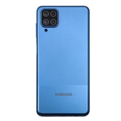 Vitre Arrière Coque Cache Batterie Samsung Galaxy A12 SM-A125 Bleu