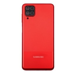 Vitre Arrière Coque Cache Batterie Samsung Galaxy A12 SM-A125 Rouge
