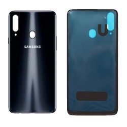 Vitre Arrière Coque Cache Batterie Samsung Galaxy A20s SM-A207 Noir