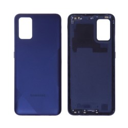 Vitre Arrière Coque Cache Batterie Samsung Galaxy A02S SM-A025 Bleu