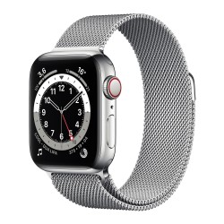 Bracelet Milanais Acier pour Apple Watch - Argent / Silver