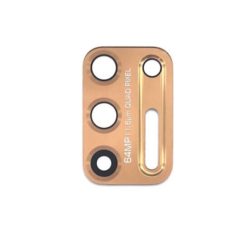 Vitre appareil photo lentille caméra Arrière Motorola G9 Plus - Rose Gold