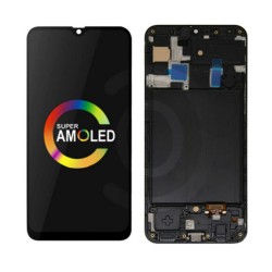 Écran LCD AMOLED Tactile + Châssis SAMSUNG Galaxy A50 SM-A505