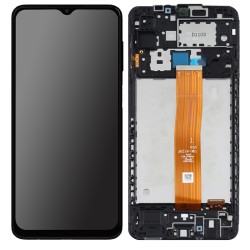 Écran LCD PLS Tactile + Châssis SAMSUNG Galaxy A12 SM-A125