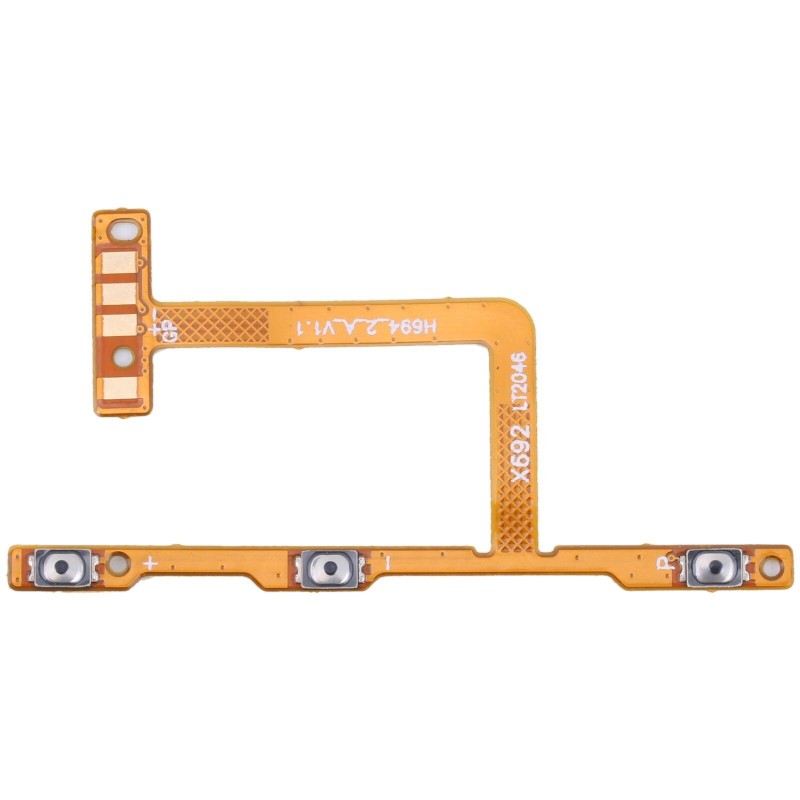 Nappe Bouton POWER ON/OFF + volume Infinix Note 8 / Note 8i